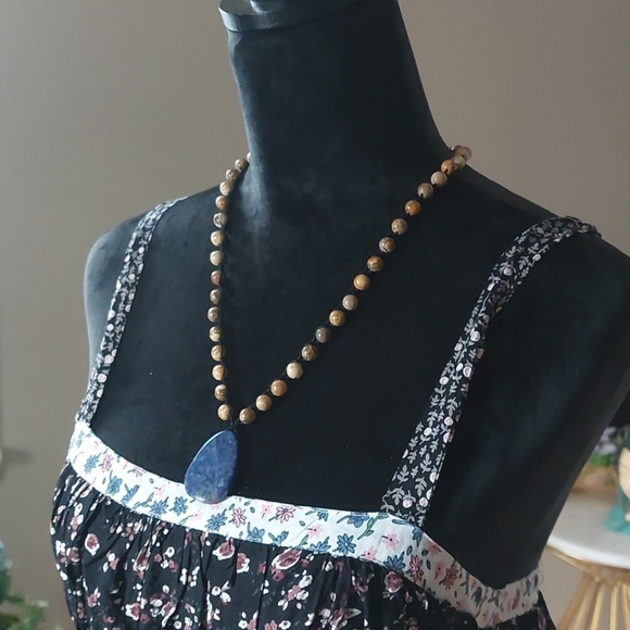 Handmade Jasper & Sodalite Necklace, Handcrafted, by Rust Belt Raised - Picture 14 of 16